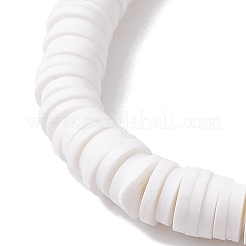 Flower Handmade Polymer Clay Stretch Bracelets&nbsp;BJEW-JB10071