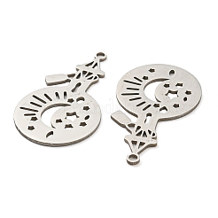 Non-Tarnish 201 Stainless Steel Pendants&nbsp;STAS-M318-06P