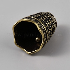 Tibetan Style Brass Bell Pendants&nbsp;KK-WH0101-074C