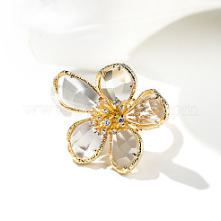 Alloy & Rhinestone/Synthetic Quartz Cuff Rings&nbsp;FS-WGD97BC-03