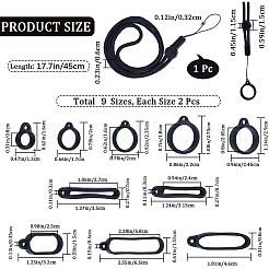 1Pc Adjustable Polyester Neck Lanyard&nbsp;OFST-CP0001-06