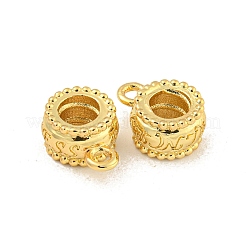 Rack Plating Brass Tube Bails&nbsp;KK-P277-29G