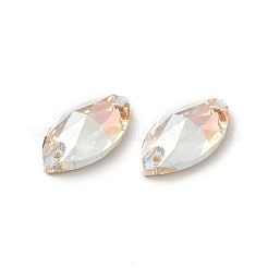 Horse Eye Shape Sew on Rhinestone&nbsp;GLAA-A024-03B-001TR