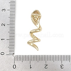 Brass Micro Pave Cubic Zirconia Pendants&nbsp;KK-F921-06G