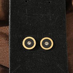 304 Stainless Steel Earrings&nbsp;EJEW-D350-04G-02