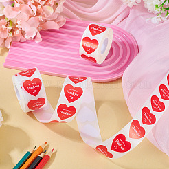 2Roll Heart with Thank You Roll Stickers&nbsp;DIY-TA0013-58C
