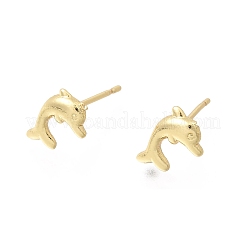 Brass Stud Earrings for Women&nbsp;EJEW-A166-01G