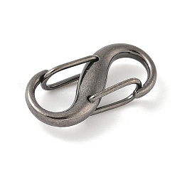 Alloy & Iron Double S Snap Hook Spring Keychain Clasps&nbsp;FIND-H049-02B-B