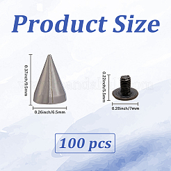 100Pcs Alloy Rivets&nbsp;FIND-GF0008-54B