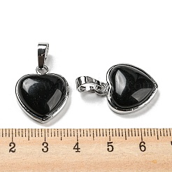 Natural Obsidian Pendants&nbsp;G-I358-A24