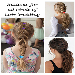 50pcs 5 colors Girl's Hair Accessories&nbsp;OHAR-LP0001-07
