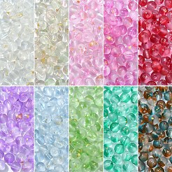 100Pcs Frosted Baking Paint Glass Beads&nbsp;DGLA-YW0001-36G