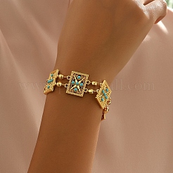 Stylish Alloy Resin Link Bracelets for Women&nbsp;LS-MM5858-1