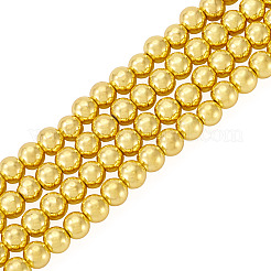 150Pcs 2 Strands Electroplate Glass Beads Strands&nbsp;EGLA-TA0013-57B