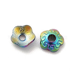 Ion Plating(IP) 304 Stainless Steel Bead Caps&nbsp;STAS-N0005-01MC
