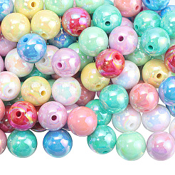 120Pcs 8 Colors Opaque Acrylic Beads&nbsp;MACR-PA0001-12