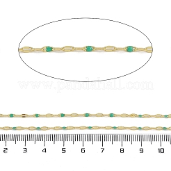 Rack Plating Brass Dapped Chains&nbsp;AJEW-Q153-02G-07