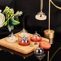 10Pcs Mini Glass Cloche Dome Covers&nbsp;DJEW-NB0001-24A