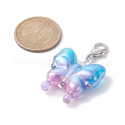 4Pcs Acrylic Butterfly Pendant Decorations&nbsp;HJEW-JM01594