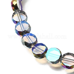 Electroplated Transparent Glass Beads Strands&nbsp;GL-CBA98F0-06C-05