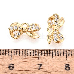 Brass Micro Pave Cubic Zirconia Charms&nbsp;KK-N263-86G