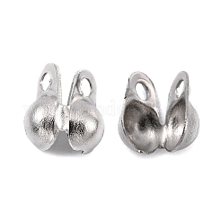 Tarnish Resistant 304 Stainless Steel Bead Tips&nbsp;STAS-R055-12