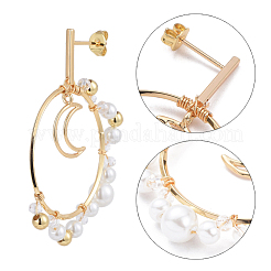Dangle Stud Earrings&nbsp;EJEW-JE04065-02
