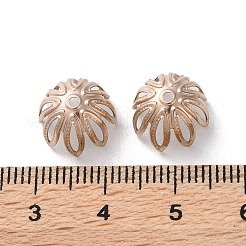 Ion Plating(IP) 304 Stainless Steel Bead Caps&nbsp;STAS-Z062-02RG