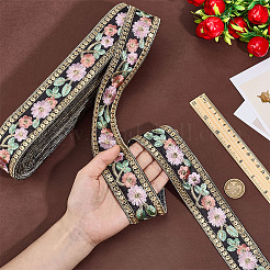 Ethnic Polyester Ribbon&nbsp;OCOR-WH0109-038B