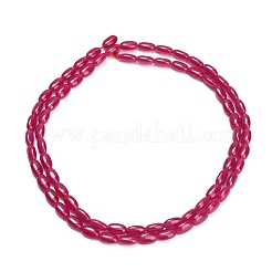 Lab Grown Red Corundum Beads Strands&nbsp;GG-CBAC488-02A