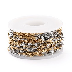 Two Tone 304 Stainless Steel Dapped Chains&nbsp;CHS-B001-21