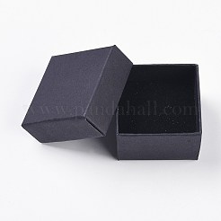Kraft Paper Cardboard Jewelry Ring Boxes&nbsp;X2-CBOX-G015-01