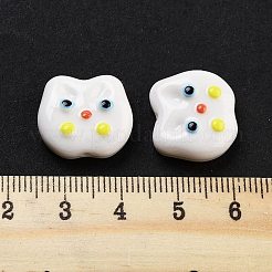 Opaque Acrylic With Enamel Beads&nbsp;OACR-U001-07A