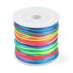 30M Nylon Satin Rattail Cords&nbsp;NWIR-YW0001-04-14