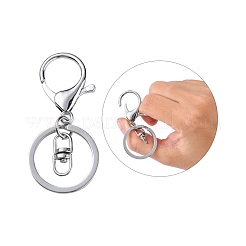 Iron Alloy Lobster Claw Clasp Keychain&nbsp;KEYC-D016-P