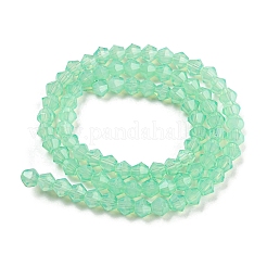 Baking Paint Transparent Glass Beads Strands&nbsp;DGLA-F029-J4mm-05