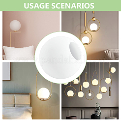 Frosted Glass Globe Lamp Shade Replacement&nbsp;AJEW-WH0528-04