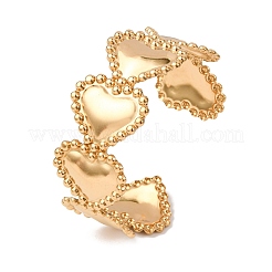 Marine 304 Stainless Steel Cuff Bangles for Women&nbsp;BJEW-Z147-01G-02