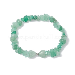 Natural Green Aventurine Beaded Stretch Bracelets for Women&nbsp;BJEW-JB12304-03