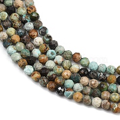Natural HuBei Turquoise Beads Strands&nbsp;G-L628-B02-3mm-02