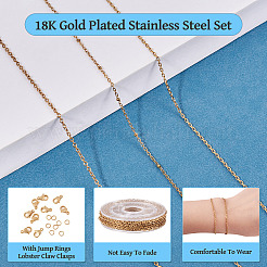 DIY Chain Neckalce/Bracelet Making Kits&nbsp;DIY-TA0015-28