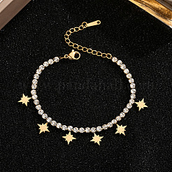 304 Stainless Steel Charm Bracelets&nbsp;WG4CBE1-01
