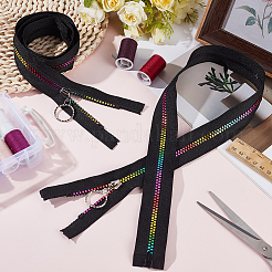 4Pcs #5 Nylon Coil Zippers Rainbow Zipper Tape&nbsp;SENE-CY0001-13A-01