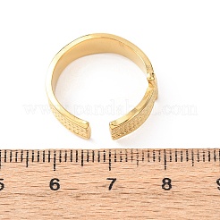304 Stainless Steel Open Cuff Rings for Women&nbsp;RJEW-K309-20G