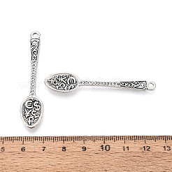 Tibetan Style Alloy Big Pendants&nbsp;TIBEP-T054-02AS