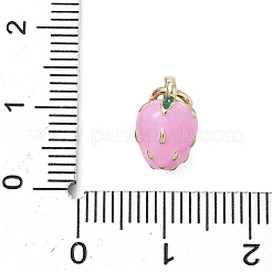 Brass Enamel Charms&nbsp;KK-K368-09C