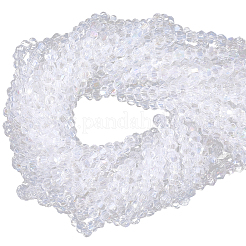 20 Strands Transparent Glass Beads Strands&nbsp;EGLA-PA0001-47D