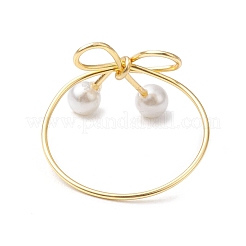 Shell Pearl Finger Ring&nbsp;RJEW-TA00124