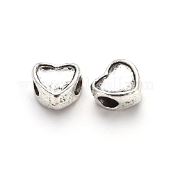 Tibetan Style Alloy European Beads Settings for Enamel&nbsp;TIBE-N006-98AS-LF