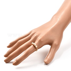 Natural Freshwater Pearl Rings for Girl Women&nbsp;RJEW-JR00392